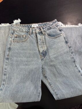 Light Wash High-Rise Jeans